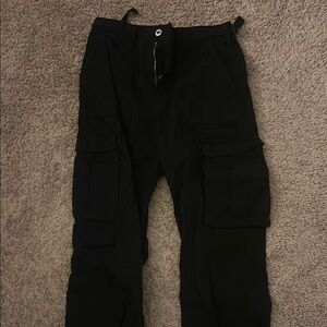 Men's Black Cargo Pants